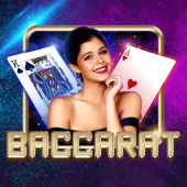 Baccarat B crown queen live casino icon
